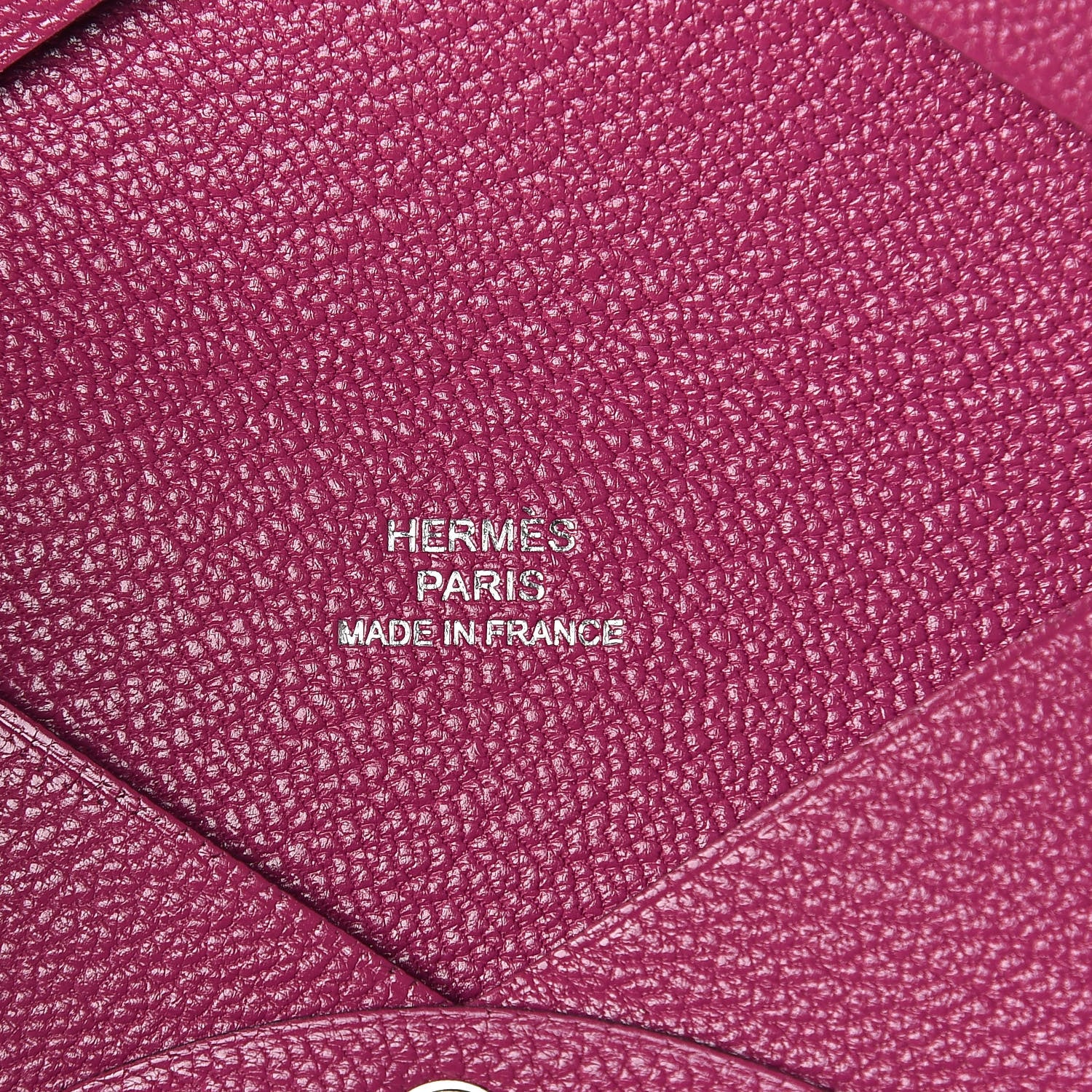 Hermes Chevre Mysore Calvi Card Case Rose Pourpre 6 of 8