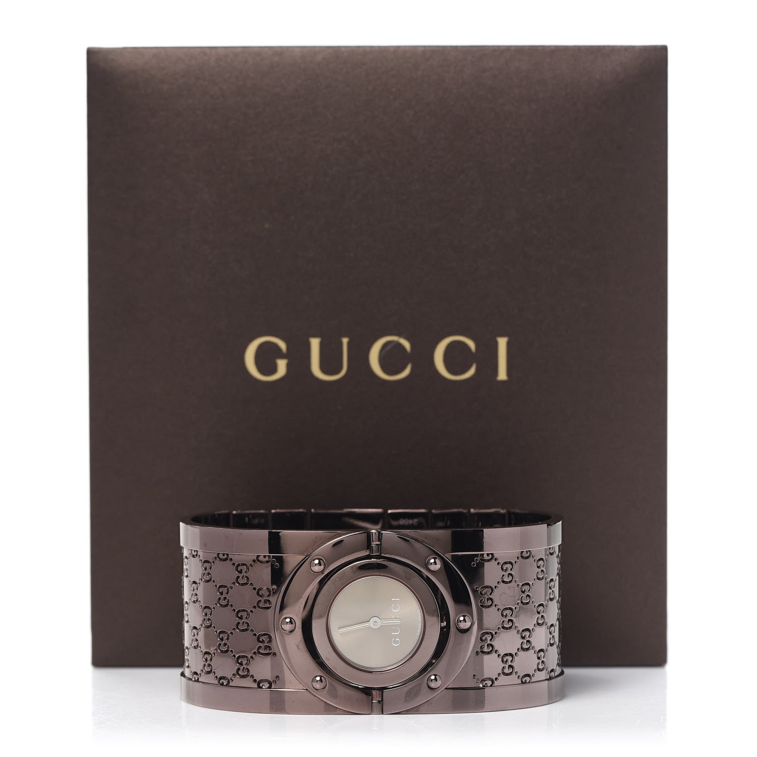Gucci Stainless Steel 33mm Twirl Quartz Watch Bronze 6 of 6