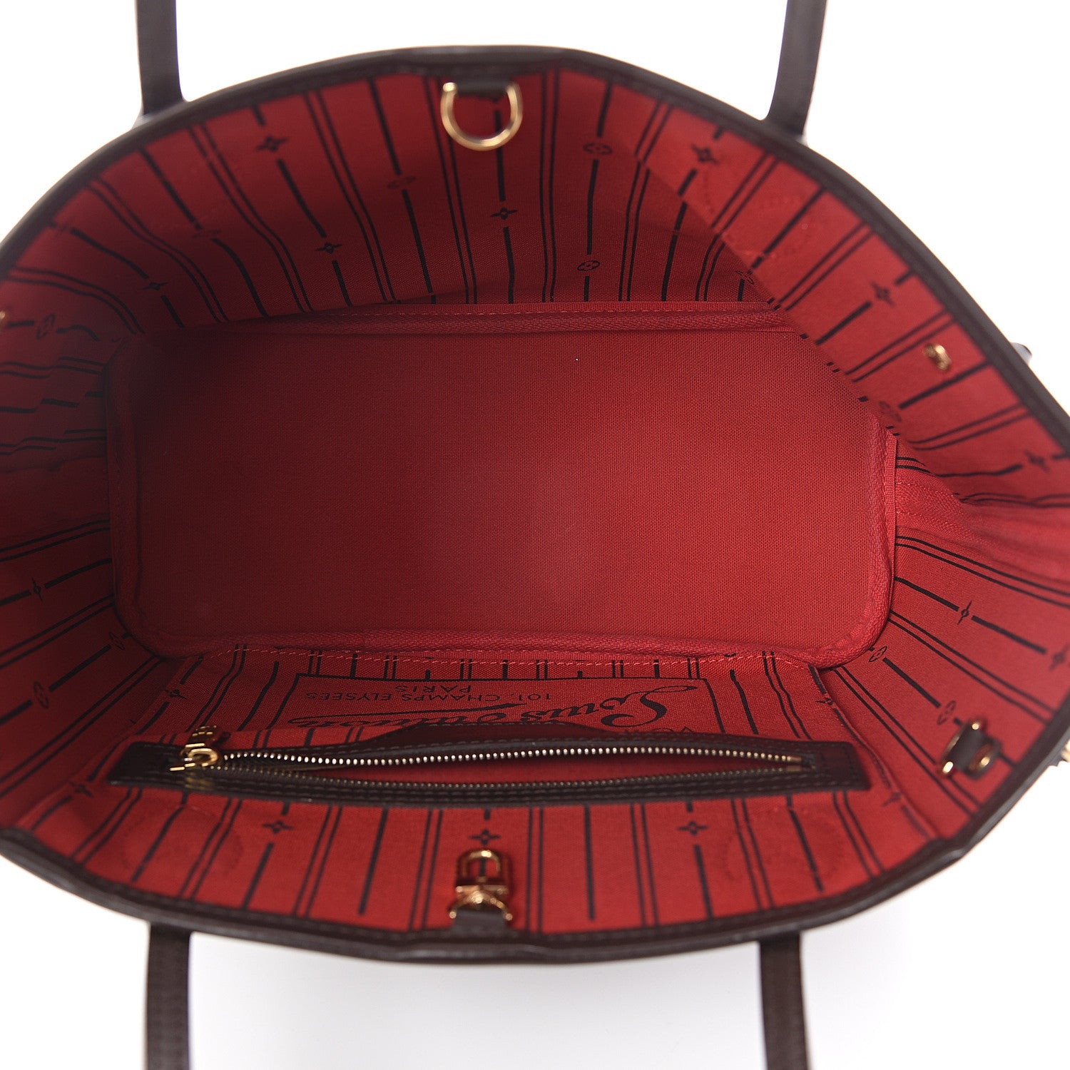 Louis Vuitton Damier Ebene Neverfull PM 4 of 8