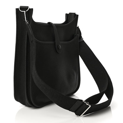 Hermes Taurillon Clemence Evelyne III PM Black 3 of 10
