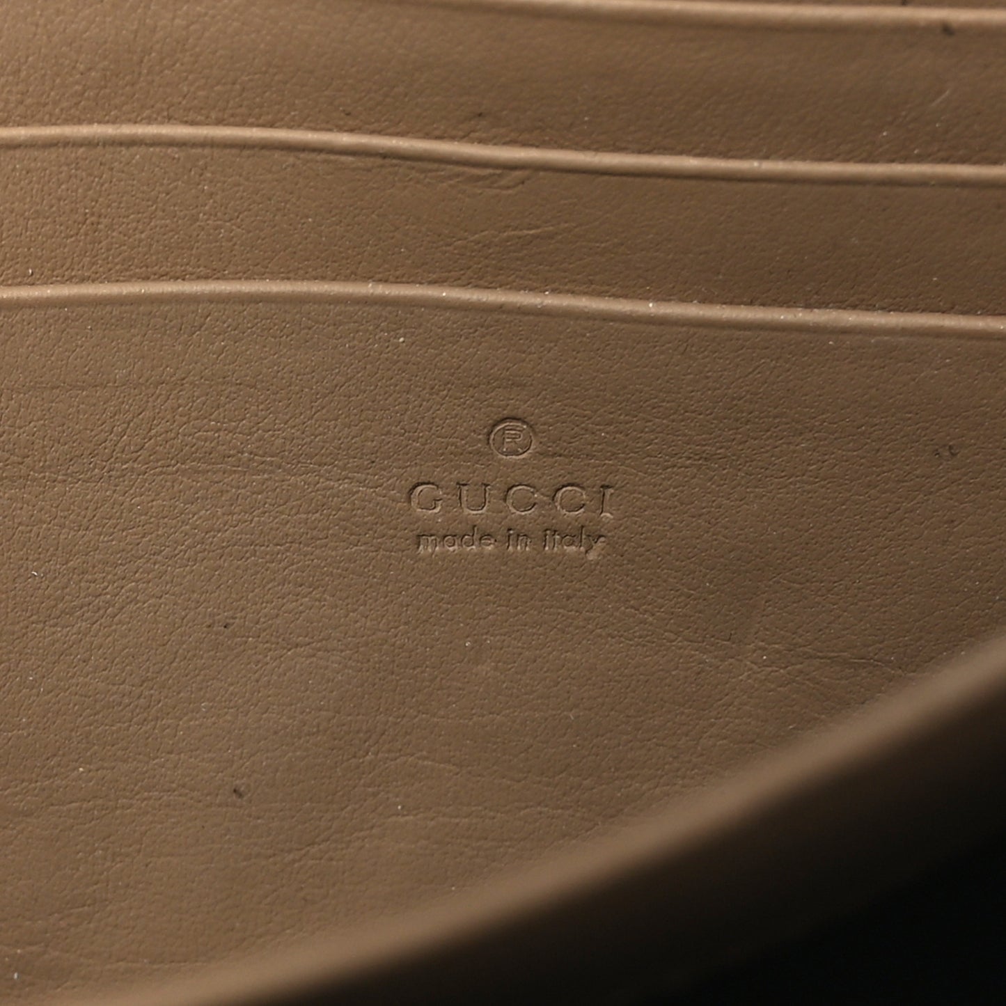 GG Supreme Monogram Mini Dionysus Chain Wallet Beige Taupe