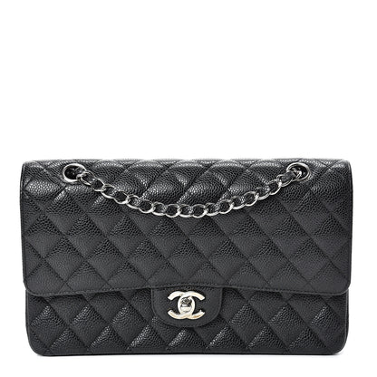 Chanel Caviar Quilted Medium Double Flap Black 1 of 13