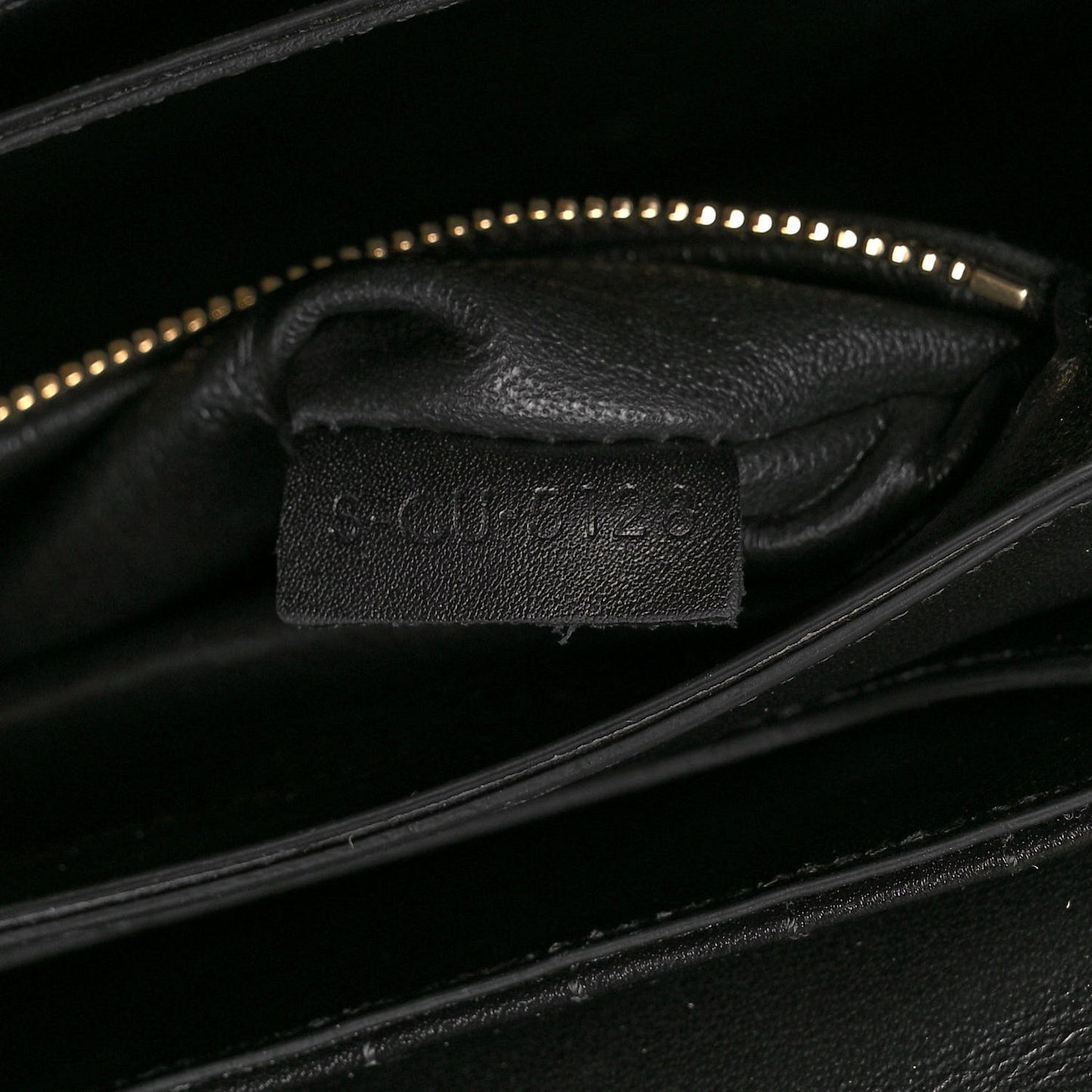 Calfskin Quilted Medium C Bag Black