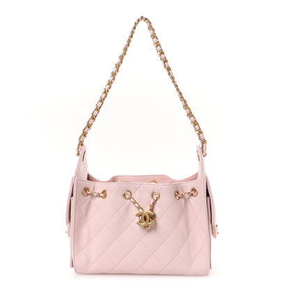 Chanel Caviar Quilted Mini Chanel 25 Handbag Light Pink 1 of 11