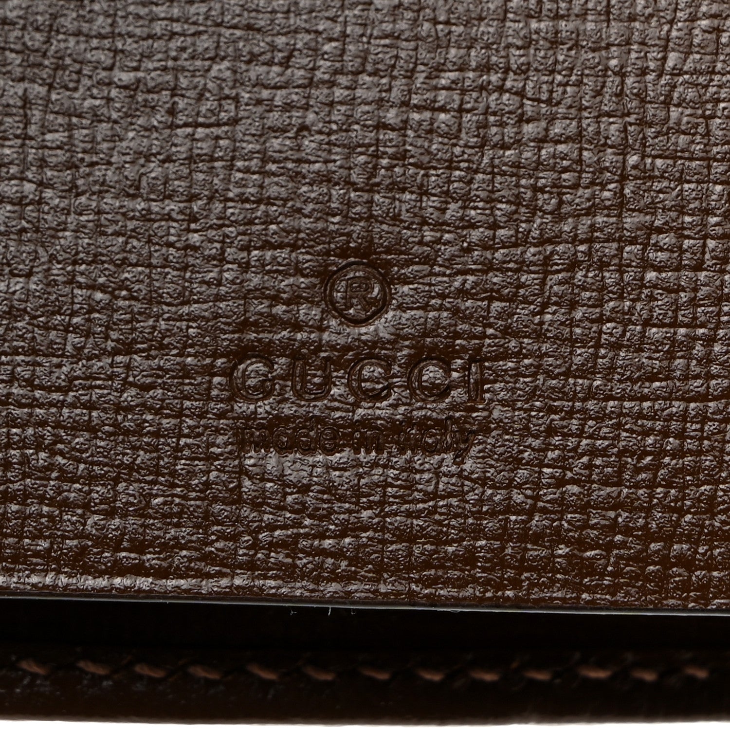 Gucci GG Supreme Monogram Horsebit 1955 6 Key Holder Case Beige Ebony Brown Sugar 6 of 8