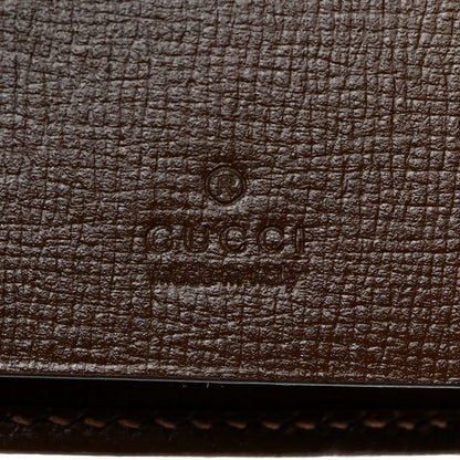 Gucci GG Supreme Monogram Horsebit 1955 6 Key Holder Case Beige Ebony Brown Sugar 6 of 8