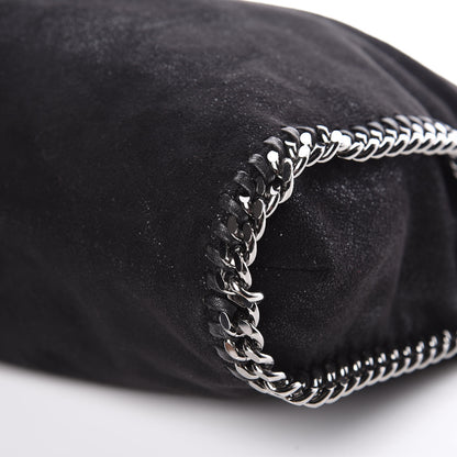 Stella McCartney Shaggy Deer Falabella Fold Over Tote Black 7 of 11