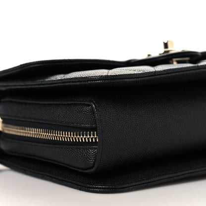 Chanel Caviar Quilted Large Like A Wallet Flap Black 10 of 11