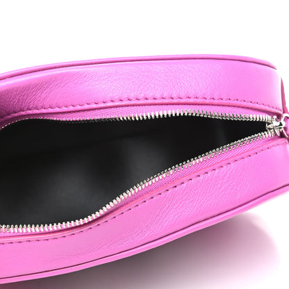 Balenciaga Calfskin Kittens Logo XS Everyday Camera Bag Fuchsia 5 of 8