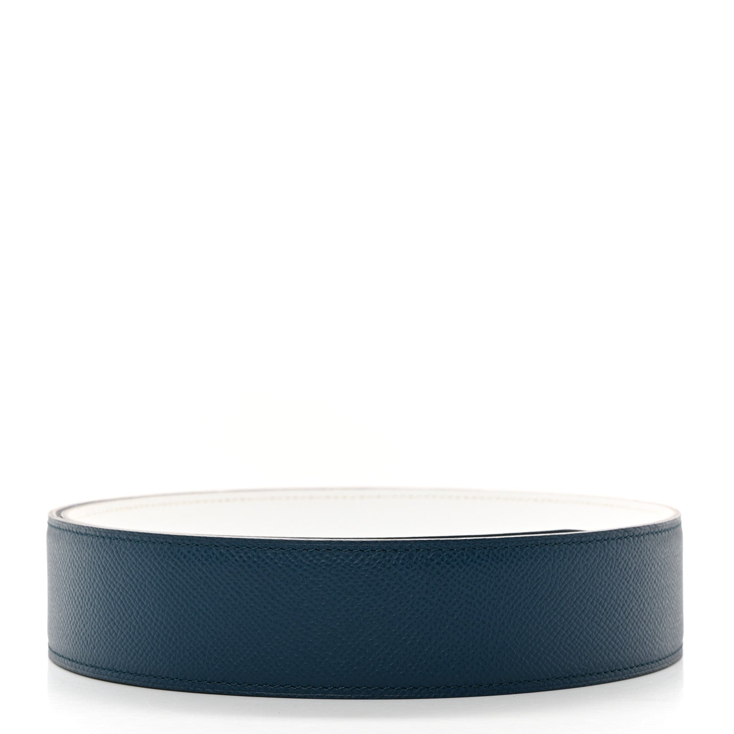 Hermes Epsom 42mm Belt Strap Colvert Blanc White 3 of 9