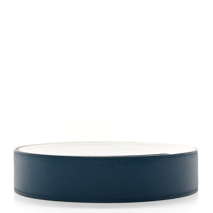 Hermes Epsom 42mm Belt Strap Colvert Blanc White 3 of 9