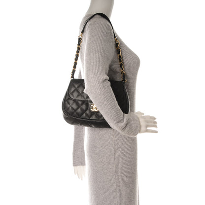 Chanel Caviar Quilted Flap Shoulder Bag Black 2 of 7