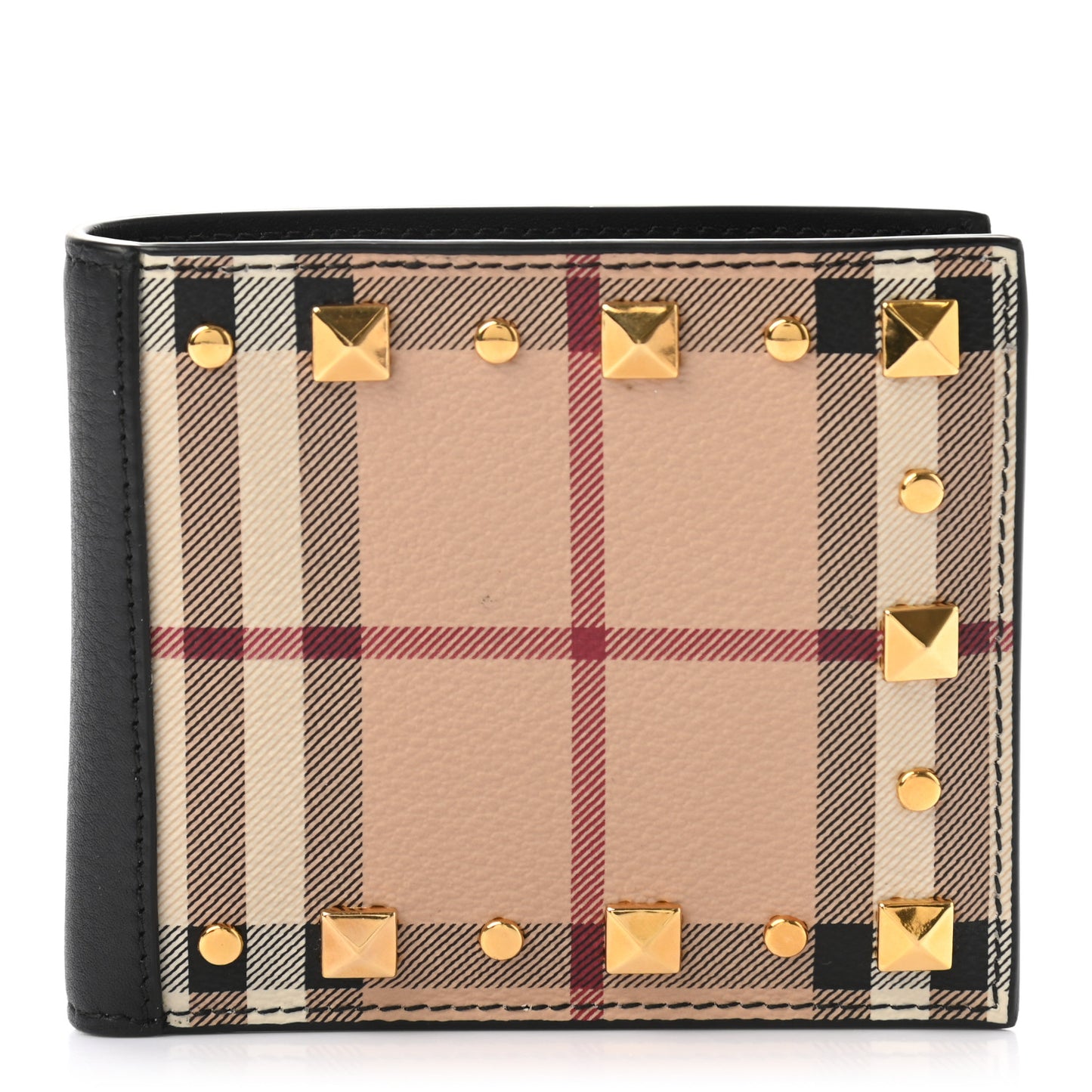 Haymarket Check Studded Bi-Fold Wallet