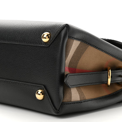 Burberry Derby Calfskin House Check Small Camberley Black 11 of 11