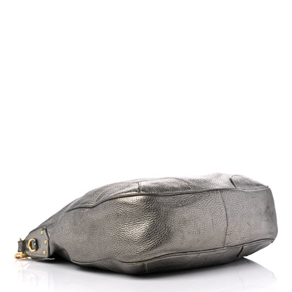 Prada Metallic Vitello Daino Tote 4 of 22