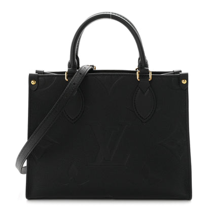 Louis Vuitton Empreinte Monogram Giant Onthego PM Black 1 of 9