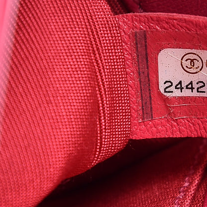 Chanel Velvet Chevron Small Boy Flap Fuchsia 7 of 9