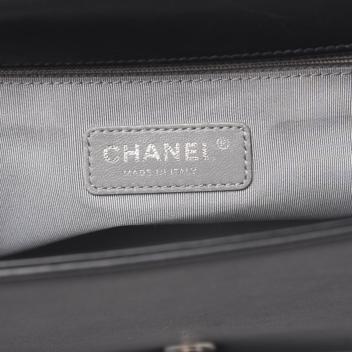 Chanel Calfskin Chevron Quilted New Medium Boy Flap Black 5 of 15