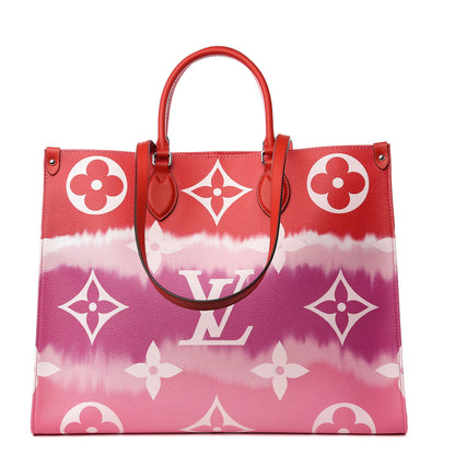 Louis Vuitton Monogram Escale Onthego GM Rouge 1 of 9