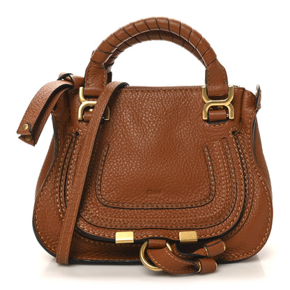 Chloe Calfskin Mini Marcie Satchel Tan 1 of 9