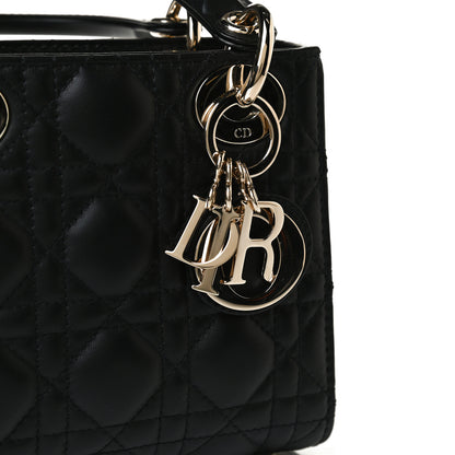 Christian Dior Lambskin Cannage Mini Lady Dior Black 11 of 14