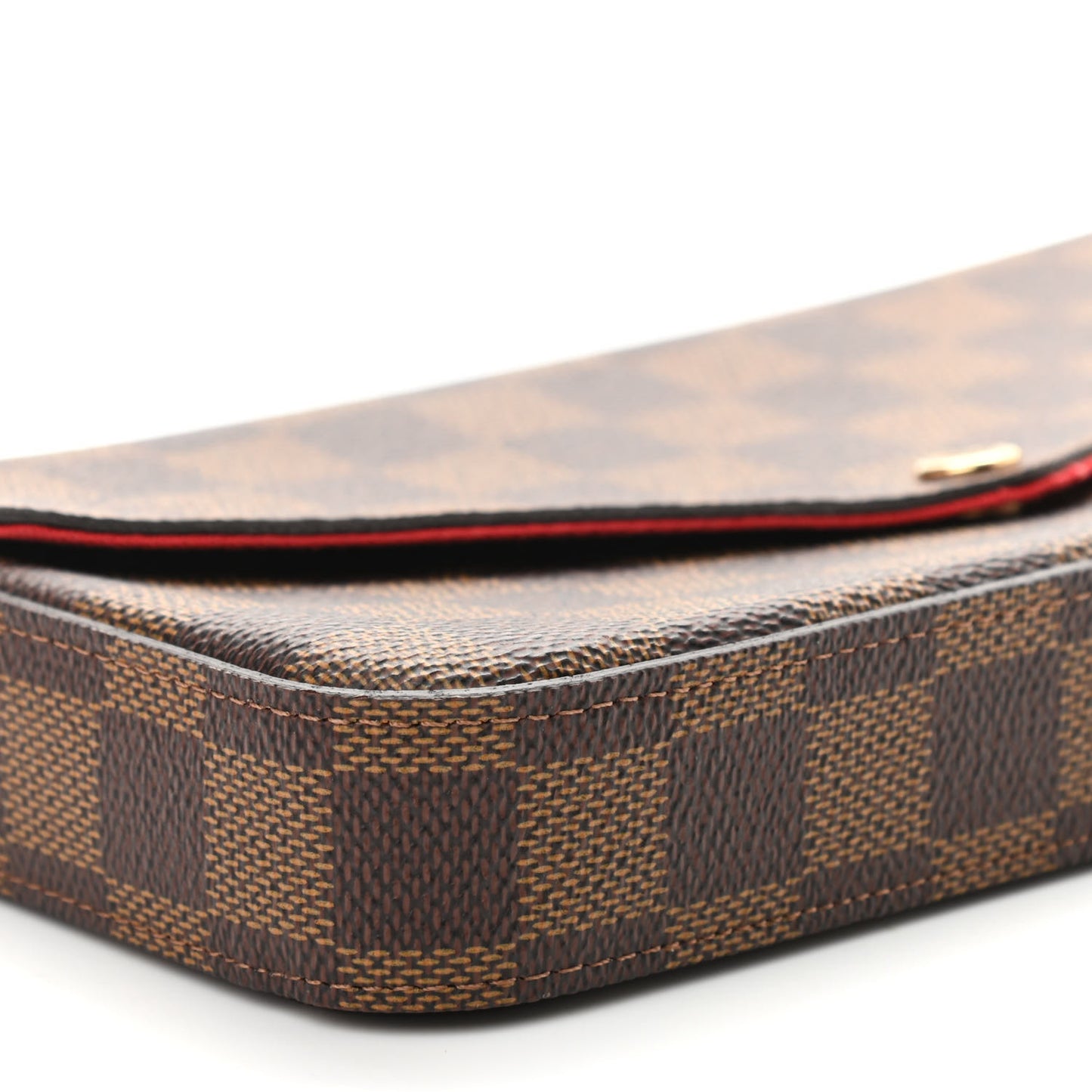 Damier Ebene Pochette Felicie Chain Wallet