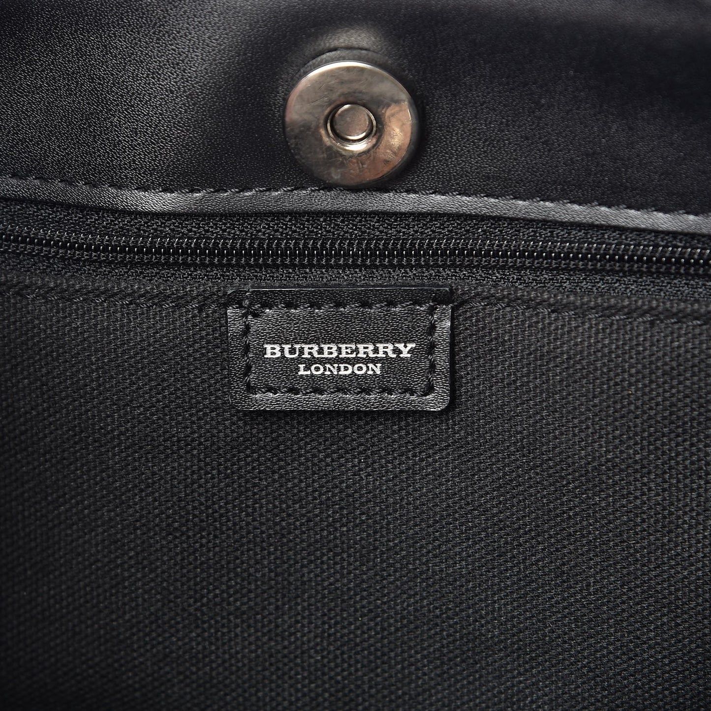 House Check Medium Tote Black