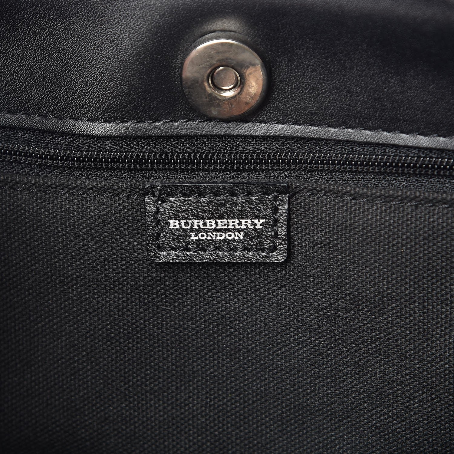 Burberry House Check Medium Tote Black 6 of 9