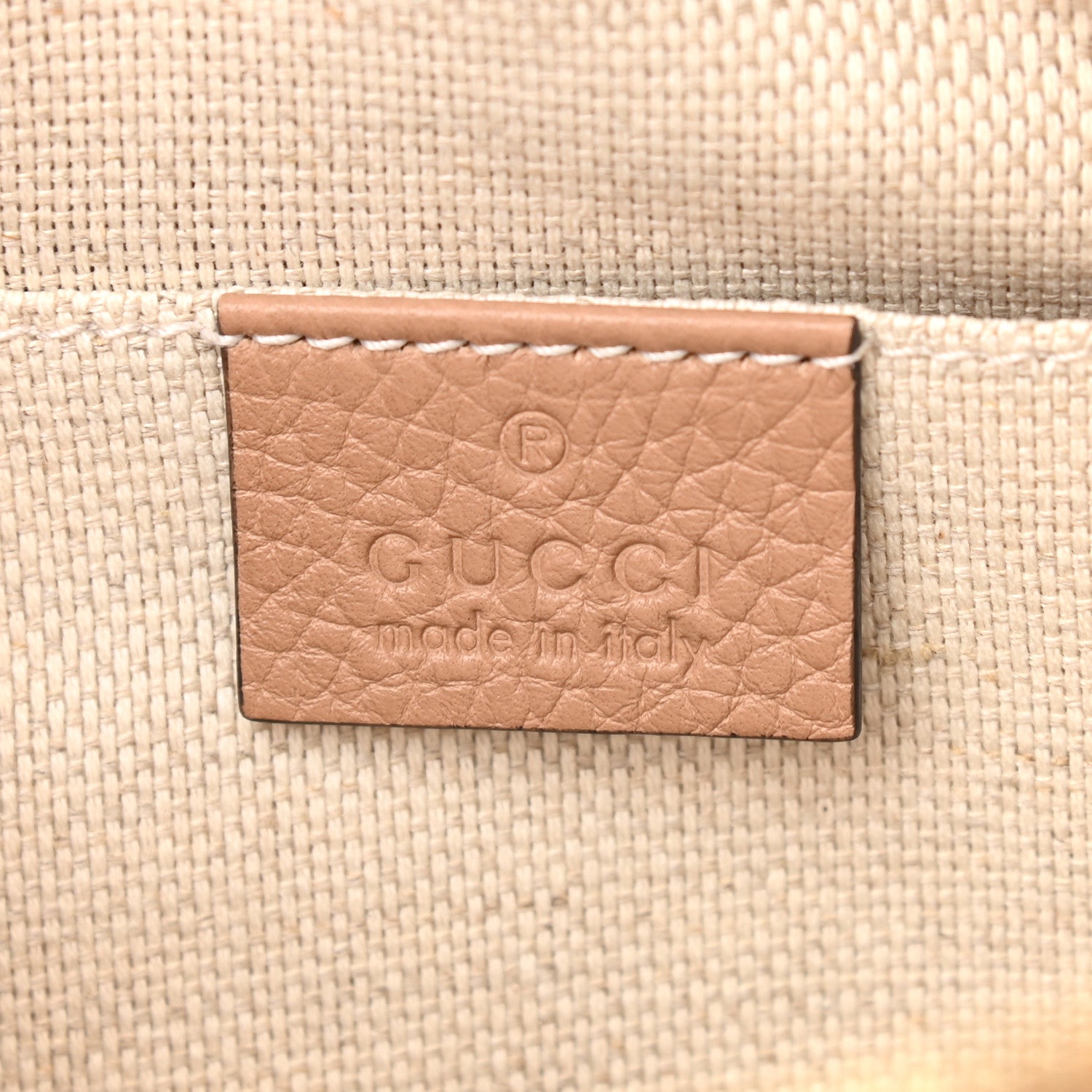 Gucci Pebbled Calfskin Small Soho Disco Bag Camelia 6 of 9