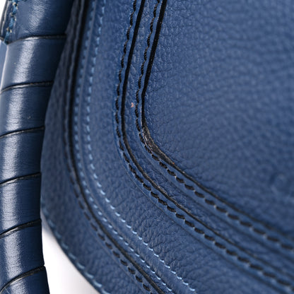 Chloe Calfskin Medium Marcie Satchel Royal Navy 20 of 21