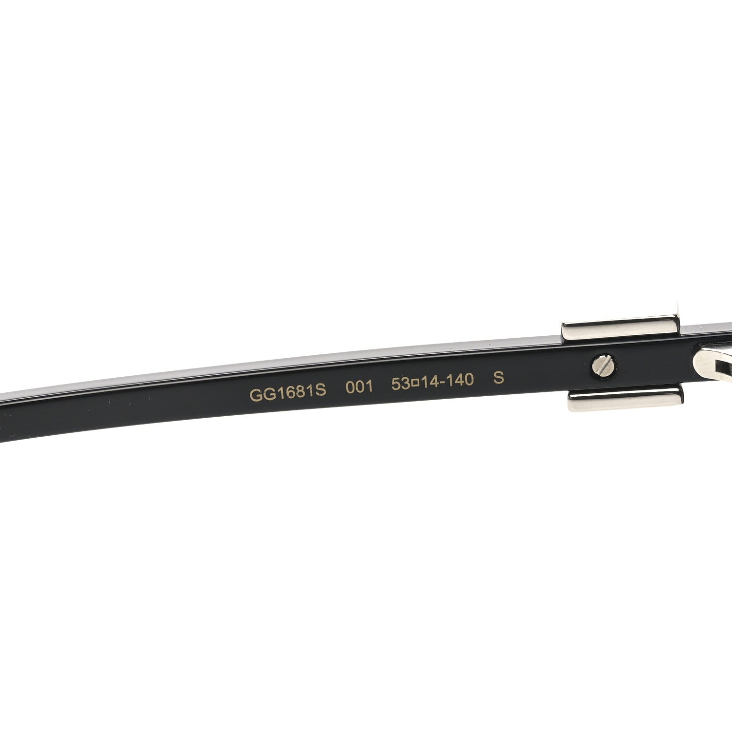 Gucci Acetate Rectangle Sunglasses GG1681S Black 6 of 7