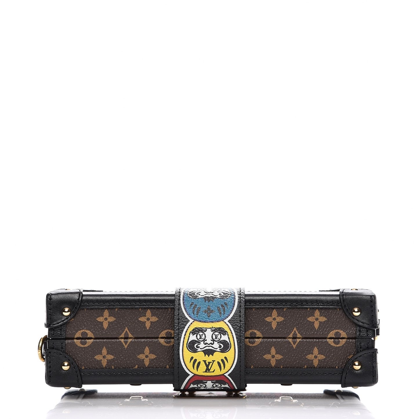 Reverse Monogram Kabuki Petite Malle Black