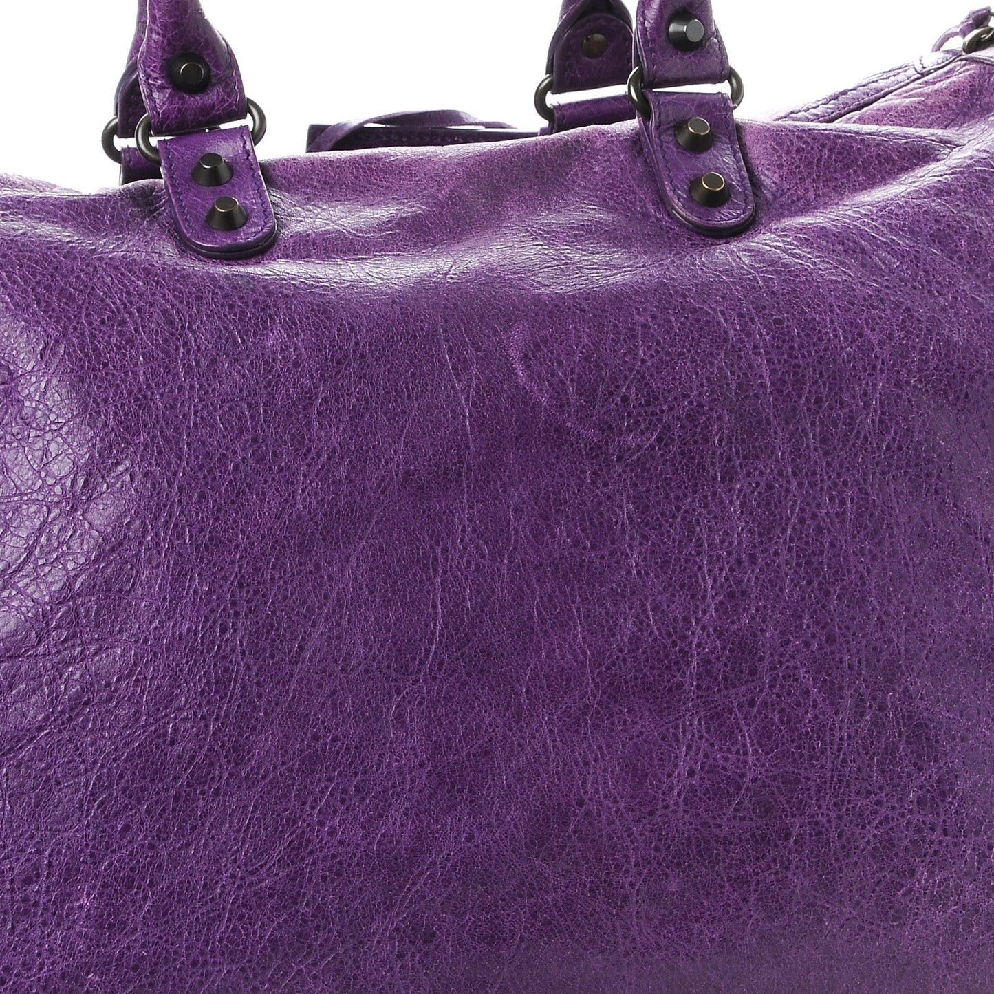 Agneau Classic Hardware Kraft Dark Violet