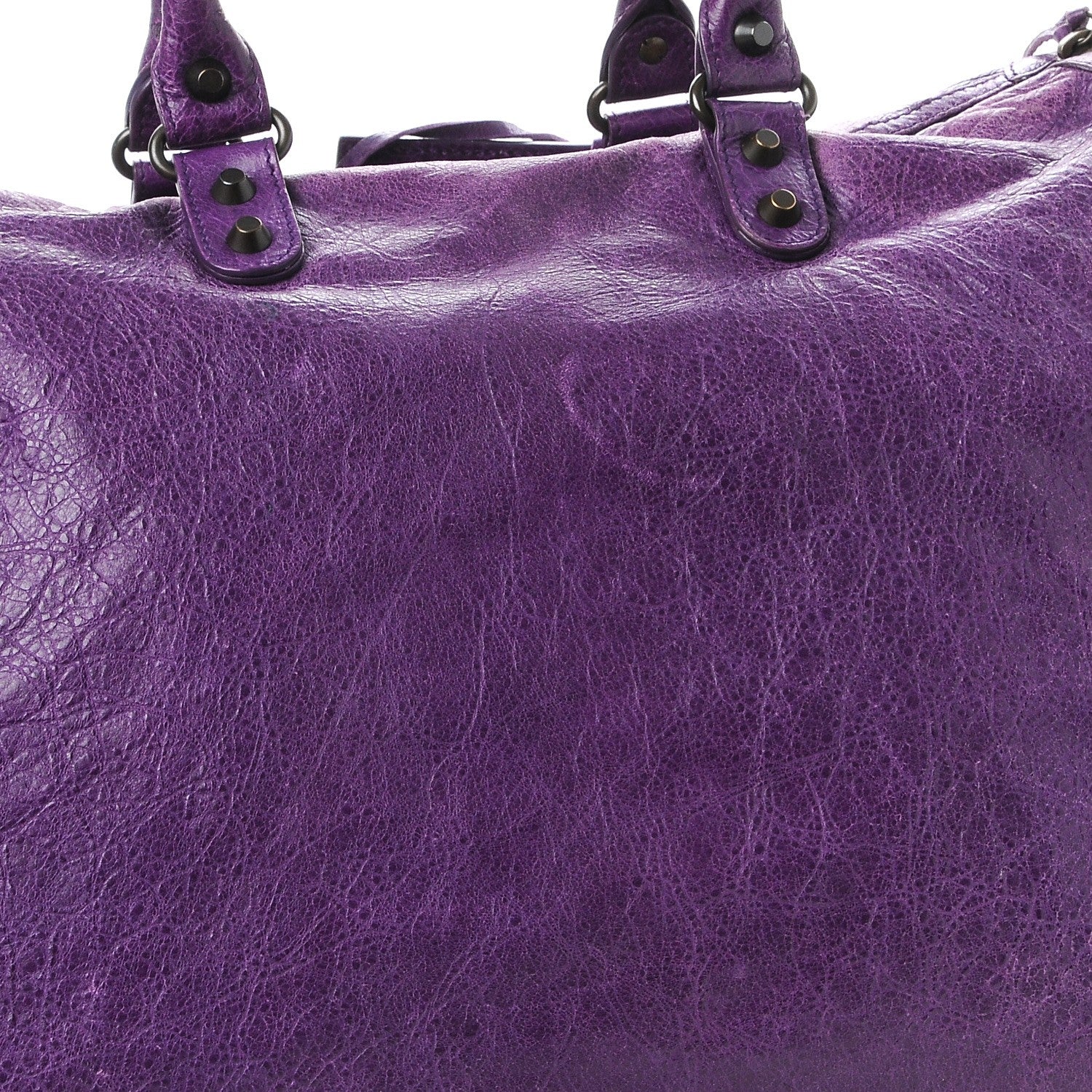 Balenciaga Agneau Classic Hardware Kraft Dark Violet 8 of 13