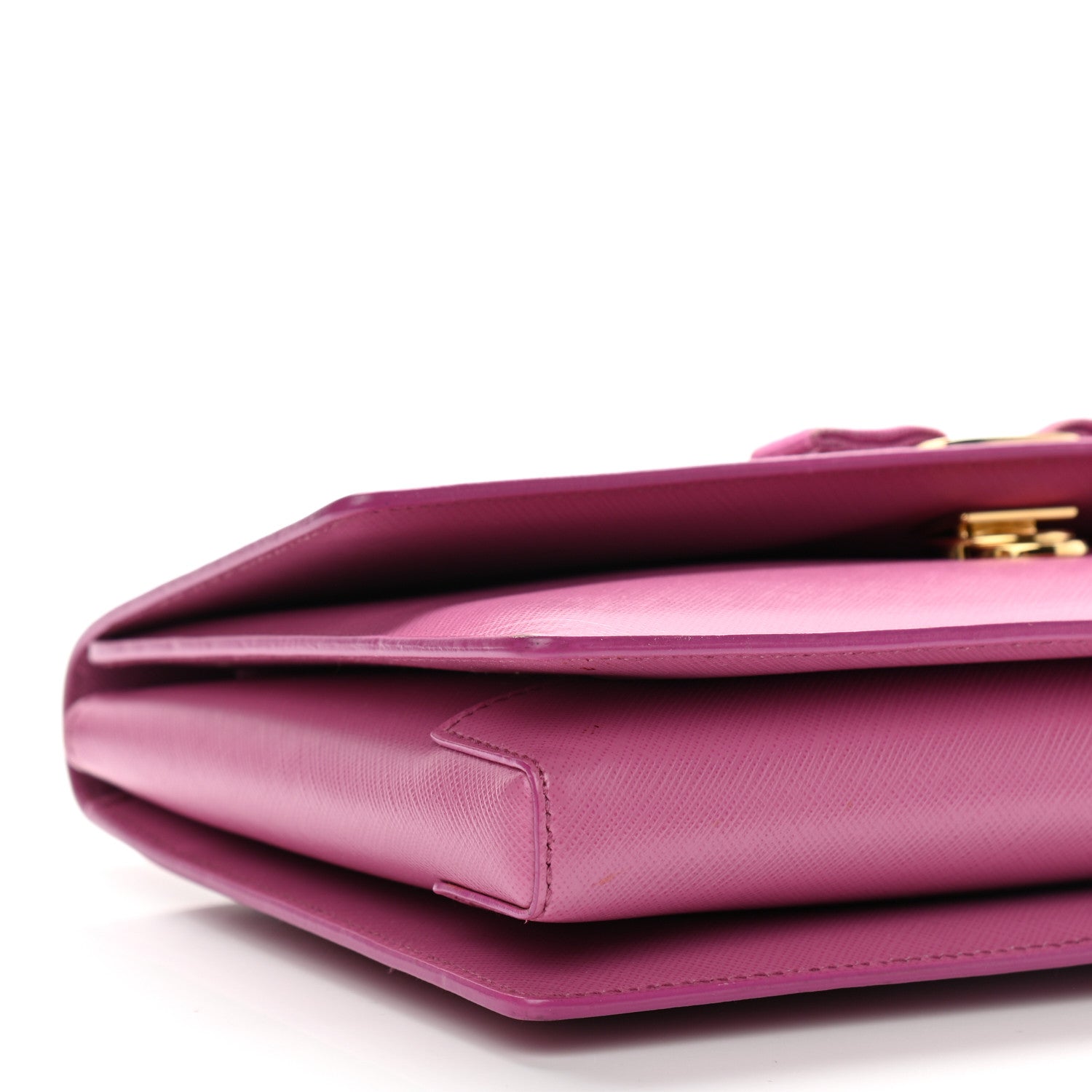 Salvatore Ferragamo Printed Calfskin Ginny Shoulder Bag Anemone 8 of 9