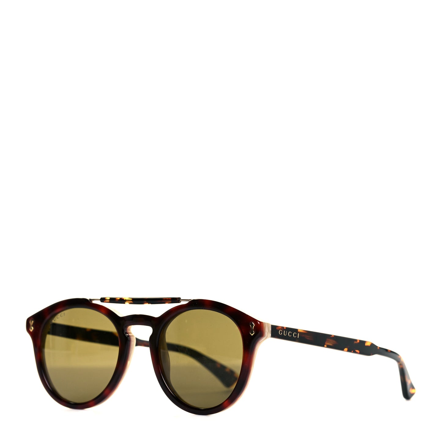 Round Avana Sunglasses GG0124SA Tortoise