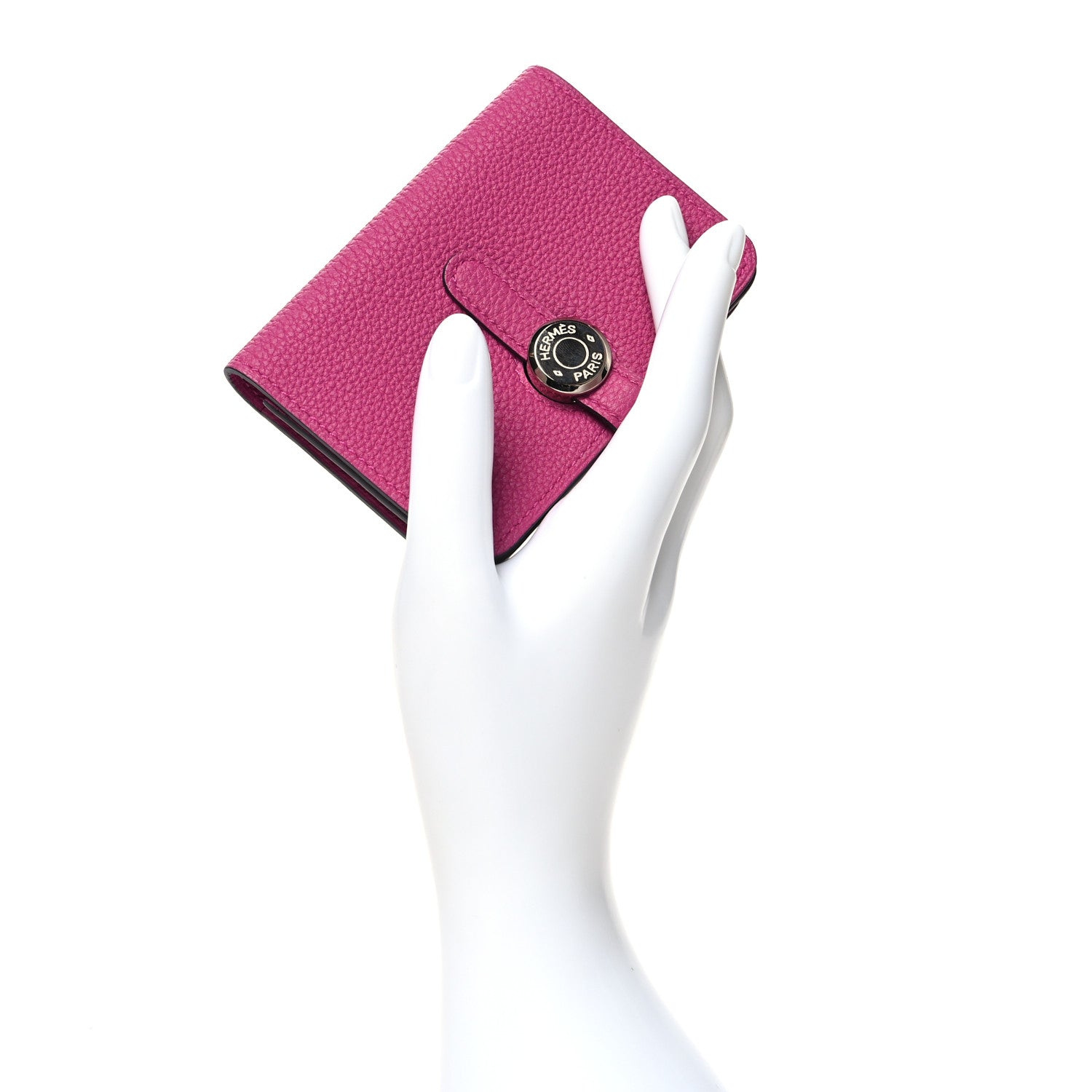 Hermes Togo Dogon Card Case Rose Pourpre 2 of 10