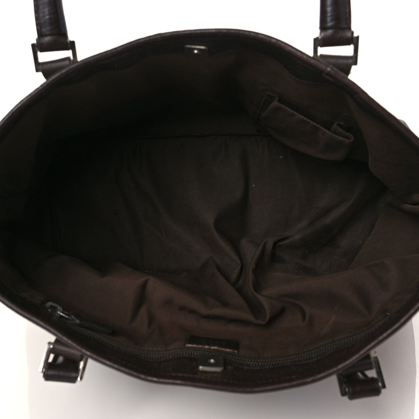 GG Plus Monogram Medium Joy Tote Dark Brown