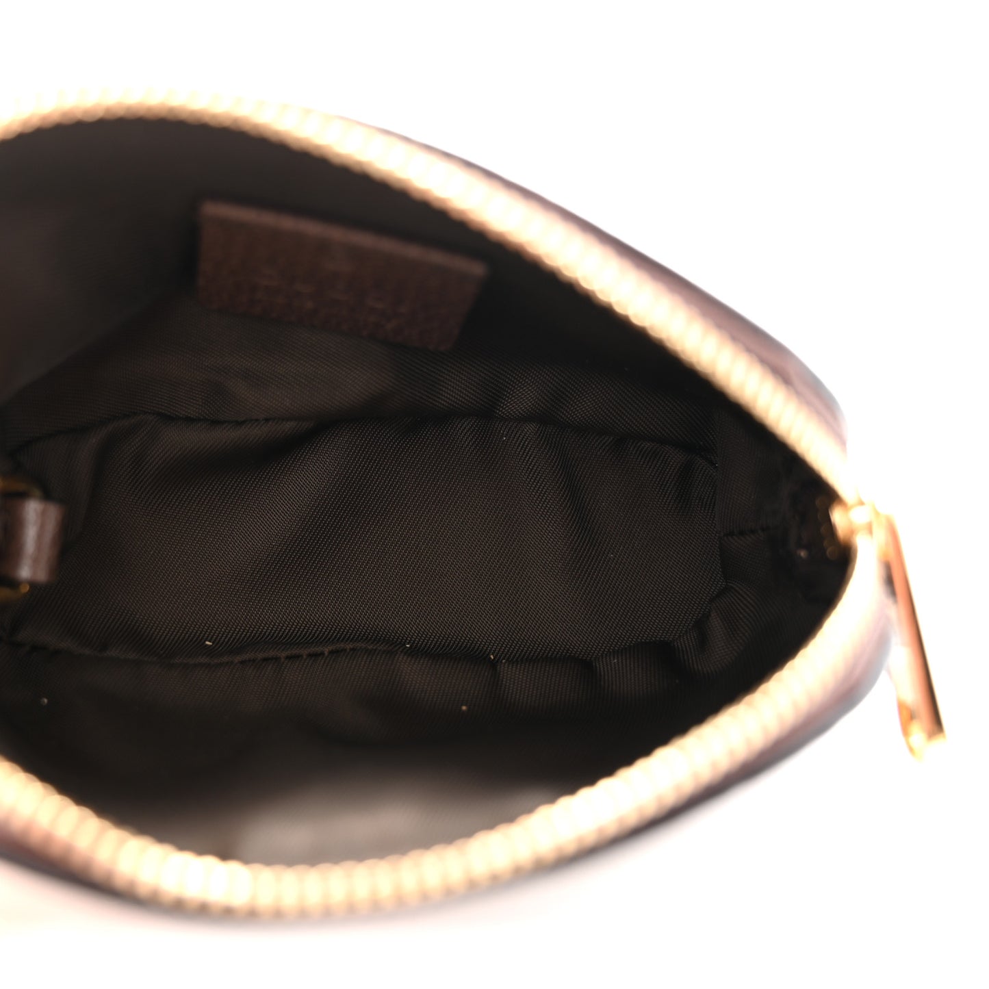 GG Supreme Monogram Web Ophidia Dome Key Pouch Beige New Acero