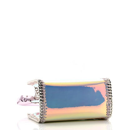 Stella McCartney Holographic Faux Leather Mini Falabella Silver 4 of 11