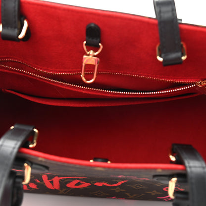 Louis Vuitton Monogram Fall In Love Onthego MM 5 of 9