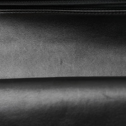 Chanel Lambskin Quilted Medium Double Flap Black 12 of 13