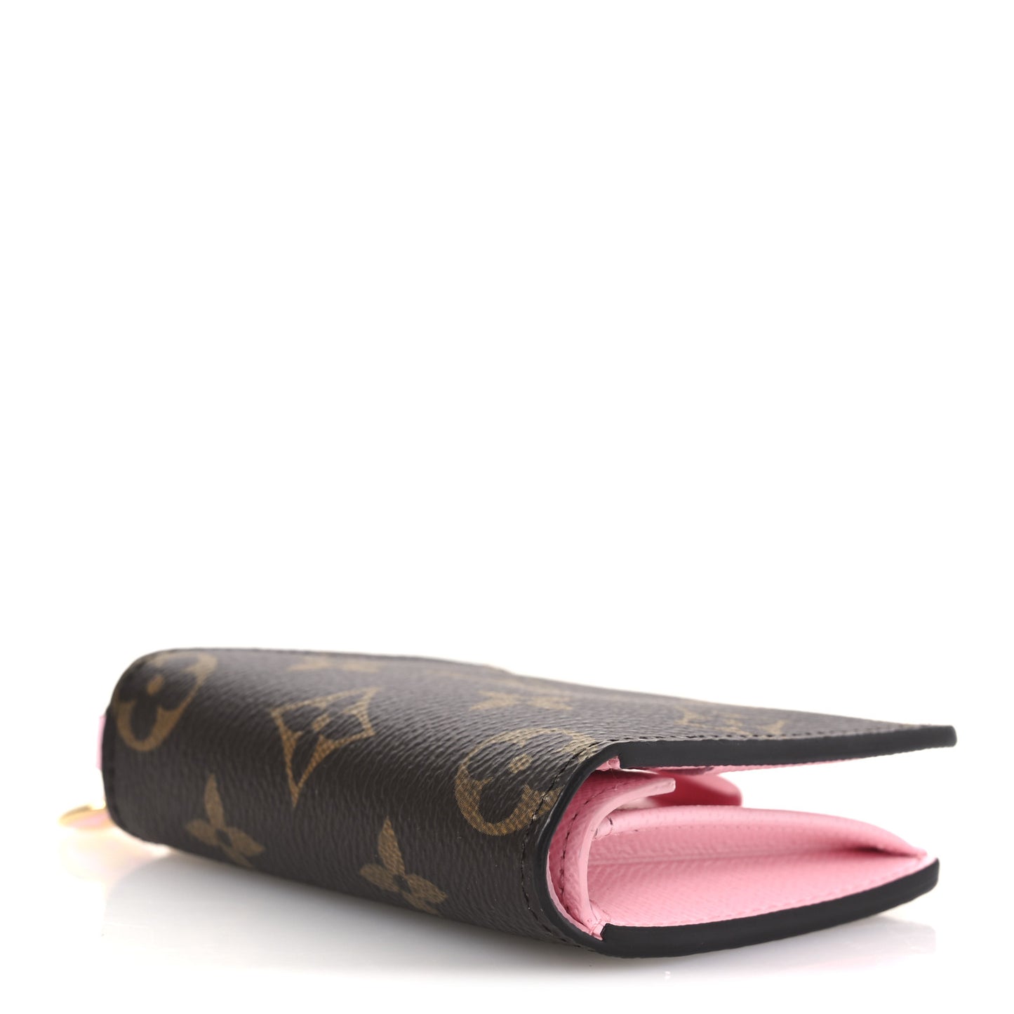 Monogram LV Charms Pocket Wallet Cotton Candy