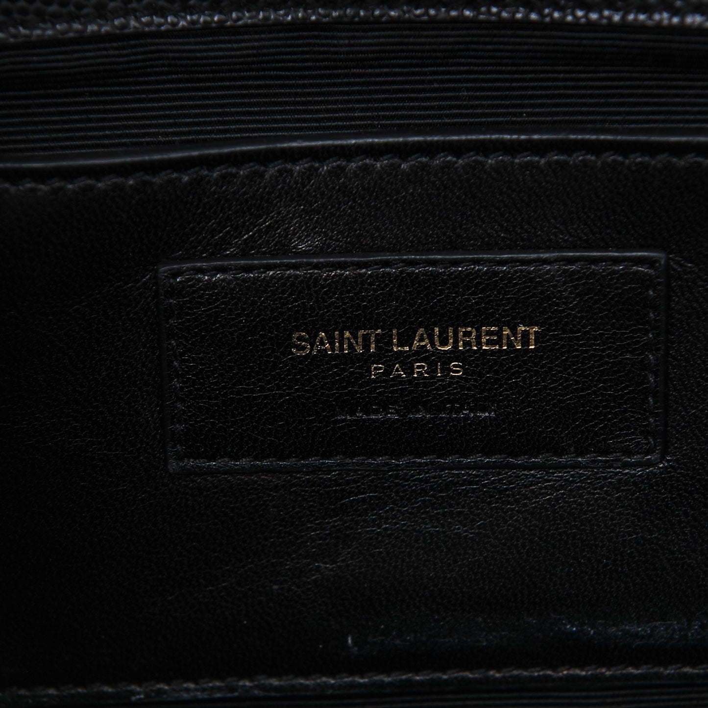 Grain De Poudre Medium Classic Monogram Kate Satchel Black