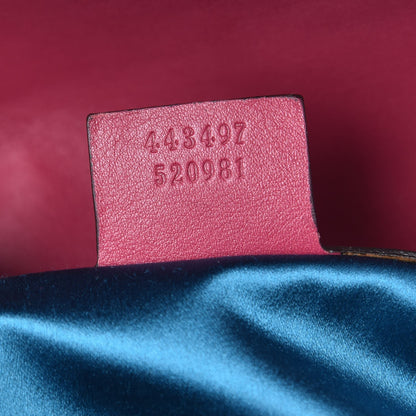 Gucci Velvet Matelasse Small GG Marmont Shoulder Bag Light Raspberry Rose 7 of 12
