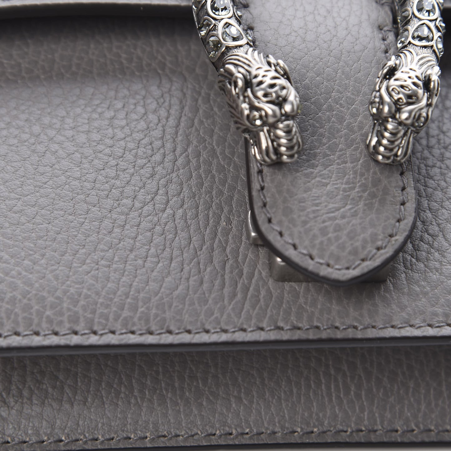 Calfskin Mini Dionysus Shoulder Bag Dusty Grey