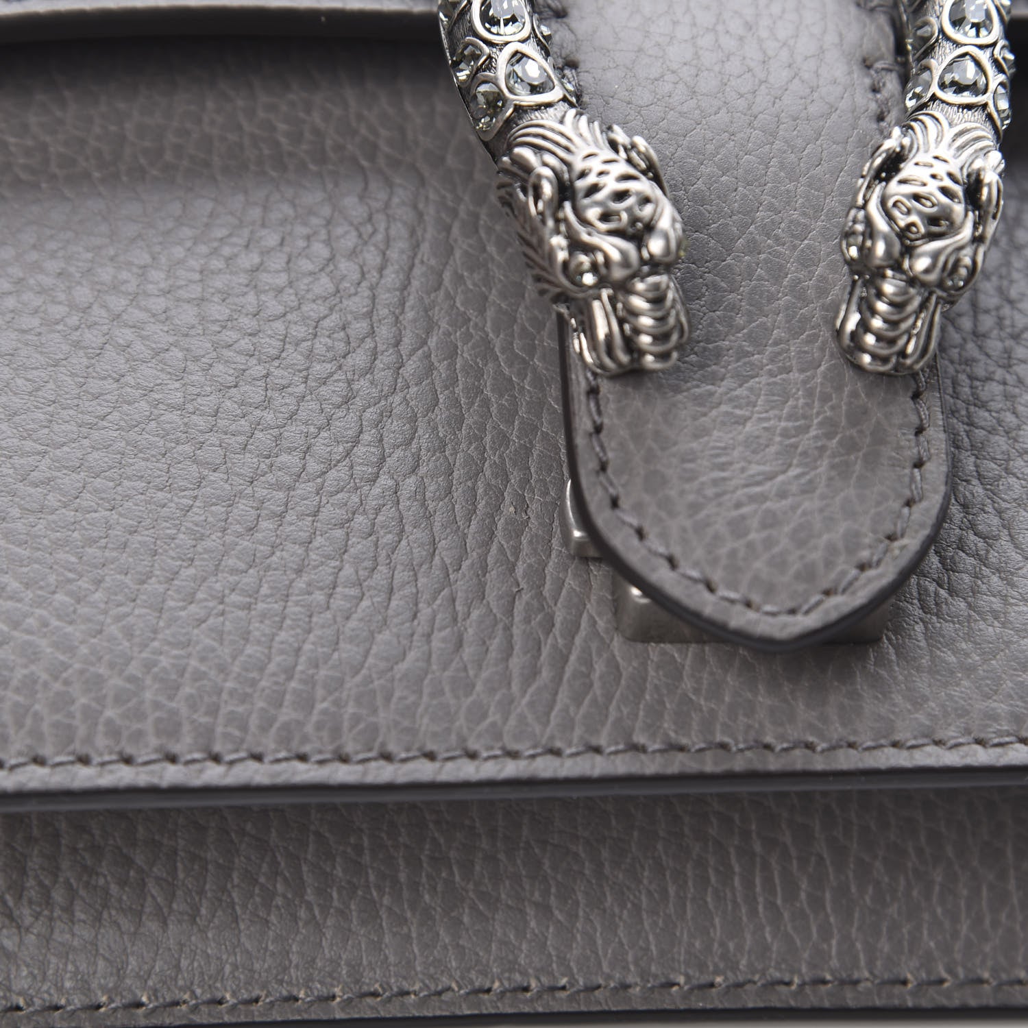 Gucci Calfskin Mini Dionysus Shoulder Bag Dusty Grey 11 of 12