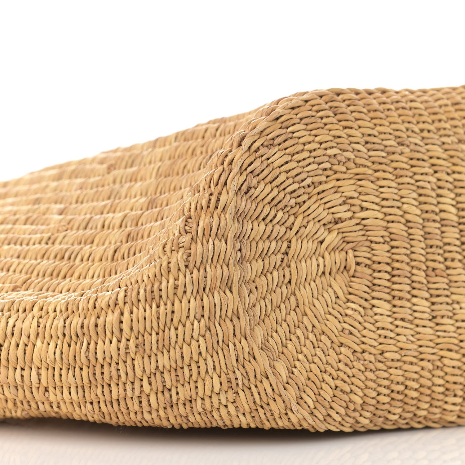 Loewe Calfskin Raffia Paulas Ibiza Small Basket Tote Bag Natural Tan 9 of 10