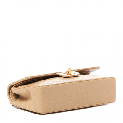 Chanel Lambskin Quilted Medium Double Flap Beige 3 of 9