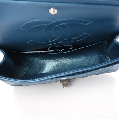 Chanel Metallic Sheepskin Quilted 2.55 Reissue 225 Flap Blue 4 of 10
